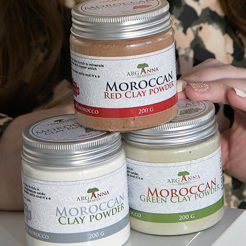 Red Clay Powder, - Arganna Beauty