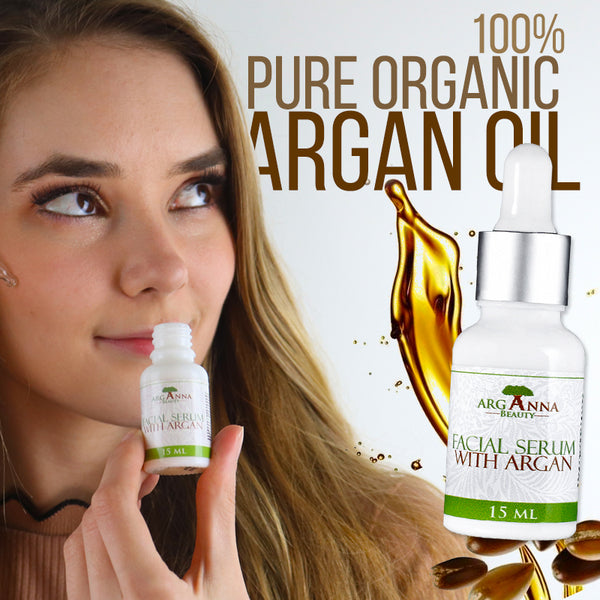 Facial Serum With Argan Oil, Long Lasting Moisture